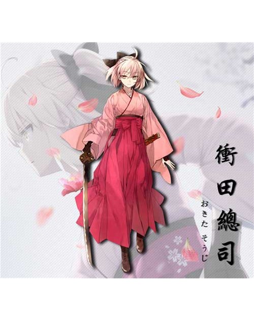 高品質桜セイバー風沖田総司Fate/GrandOrderコスプレ衣装高級オシャレ